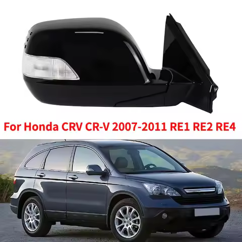 For Honda CRV CR-V 2007 2008 2009 2010 2011 RE1 RE2 RE4 Left Right Car Side Mirror Outer Rearview Mi