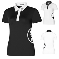 G-Fore Women's Golf Polo Shirt - Breathable Moisture-wicking Jersey