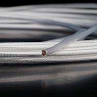 Penghantaran percuma 5 meterlots 4mm ² (lebih kurang. AWG 11)7N kristal tembaga perak bersalut kabel wayar isyarat untuk kabel fon kepala DIY