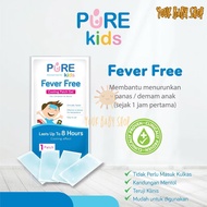 PureBB Fever Patch for Babies PURE Kids 1 Box contains 4 Patches Fever Cool Baby Fever Patch Baby Co