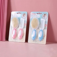【Exclusive Discount】 2 Pcs/set Baby Care Baby Wool Brush Comb Set Anti-Scratch Girl Hairbrush Newborn Hair Brush Infant Comb Massager Kids Comb