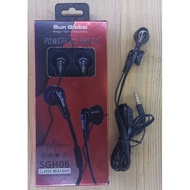 EARPHONE POWERFULL BASS (SUN GLOBAL)