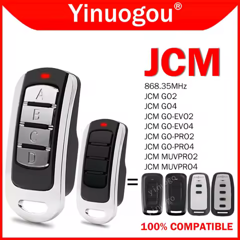 JCM ROPER TECH NEO TWIN GO MINI GO 2 4 PORTIS NORTON Garage Door Remote Control PRO 2 4 MUV2 MUV4-CY