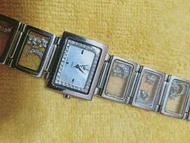 特殊造型 玻璃手鍊 女用手錶 時間準
