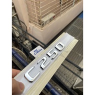 Letter C250 Amg mercedes - Embossed sticker mercedes C200, C300, C250