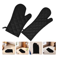 1Pcs Baking Cooking Mitts Heat Resistant Cotton Oven Glove Heatproof Mitt Glove Microwave Oven Glove