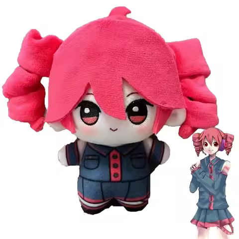 10cm Plush Toys Cartoon Kasane Teto Cosplay Plushie Pendant Decoration Stuffed Dolls Kids Birthday C