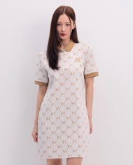 [Deal độc quyền + Voucher đến 299K + Freeship + 20h 08.09 - 11.09] MLB - Đầm polo nữ cổ bẻ tay ngắn 