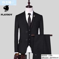 免運~全網最低價~ PlayBoy西裝 成套西裝 商務西裝 休閒西裝 西裝外套 伴郎 新郎 面試 西裝外套 送領帶