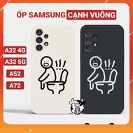Samsung A32, A52, A72, A52s 4G Case|5g Square Edge Cowcase | Ss galaxy Phone Case Comprehensive camera Protection BC7