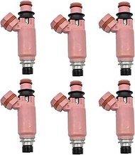 Jodriva 6Pcs Fuel Injector, for, for Subaru, STI WRX, for, for Forester, Impreza 2.5L 2.0L 560cc 166