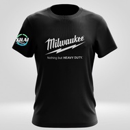 XIL Milwaukee Power Tools T-Shirt Microfiber Quick Dry Premium Cotton Tees