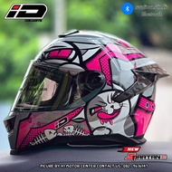 หมวกกันน็อคเต็มใบ ID SPARTAN-BT รองรับการติดตั้งบูลทูธ มาตรฐาน ECE และ มอก หมวกกันน็อคหุ้มคาง (Asiaf