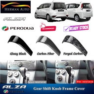 HermanAuto Perodua Alza old 2009-2014 Gear Shift Knob Frame Cover  Garnish Accessories