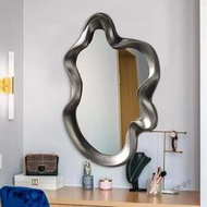 潮流百貨北歐網紅異形鏡子不規則裝飾鏡藝術造型鏡子網紅化妝鏡壁掛浴室鏡