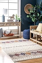 nuLOOM Rhapsody Rococo Striped Area Rug, 5' x 8', Beige