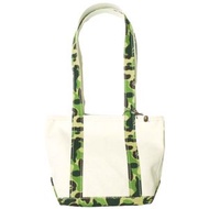 SAINT MICHAEL x A BATHING APE APE 24SS 特別版 日本製造 AP_TOTE BAG / SMALL / WT+CAM 迷彩帆布手提包 SM-YS8-0000-C32
