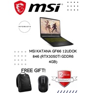 MSI Katana GF66 12UDOK 846 (RTX3050Ti GDDR6 4GB)