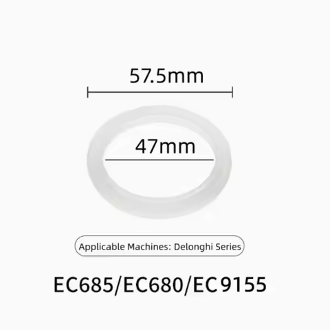 2Pcs Silicone Gasket DeLonghi EC685/EC680/EC9155 Coffee Accessories Steam Ring Coffee Machine Gasket