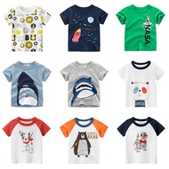 T-shirt for Boys Crocodile Cartoon Animal Print Kids Tshirt Girls T Shirt Short Sleeve Summer Top Te