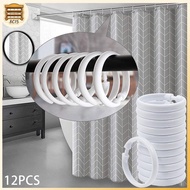 [8C15] 12Pcs Open Curtain Rings Curtain Rings Round Rings Shower Curtain Clips For Curtains And Curt