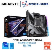 GIGABYTE B760I AORUS PRO D4 / DDR4 LGA1700 MOTHERBOARD Combo Deal I3-13100 / 12400 / 13400 / 14400 /