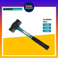 [ 2LBS 3 LBS 4 LBS 6 LBS ] Aiwo Double Face Sledge Hammer with Fiberglass Handle | Tukul | Penukul