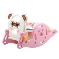 Slide for Kids Playground Rocking House Baby Slide Basketball 4 in 1 Kids Slide