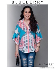 🎠 เสื้อเชิ้ต รอบอก (44"-46") พรีเมียมทรงคลาสสิคดีไซน์ใหม่ พิมพ์ลายแบรนด์เนมไฮคลาส คอลเลคชั่นสุดหรู B