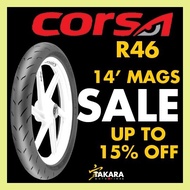 ❊ ▩ ➭ CORSA TIRE R46 14" by TAKARA TIRES (FREE TIRES SEALANT, PITO, & STICKER)
