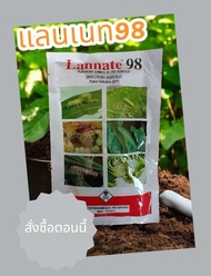 เมโทมิล แลนเนท 98 (หัวแลนเนท) ป้องกัน กำจัดหนอน เพลี้ย  ซองขาว100กรัม