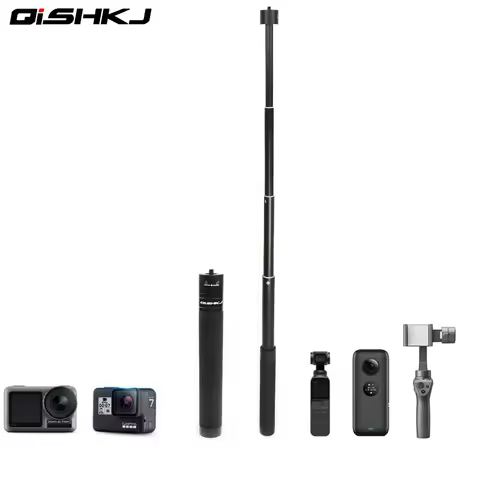 OSMO Action Pocket/Insta360 One X Extension Selfie Stick Pole For DJI OSMO 4 Mobile 2 3 Zhiyun Smoot