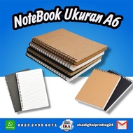 A6 Notebook Diary Book/ Sketch Book Journal Book/ - A6 Size (50 Sheets)