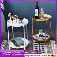 【aihome】Simple Small Coffee Table Round Table Corner Several Sofa Side Table Nordic Small Round Tabl