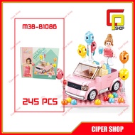 Mô hình lắp ráp xe hơi điện mini - Mini handcraft M38-B1086/B10867 sluban