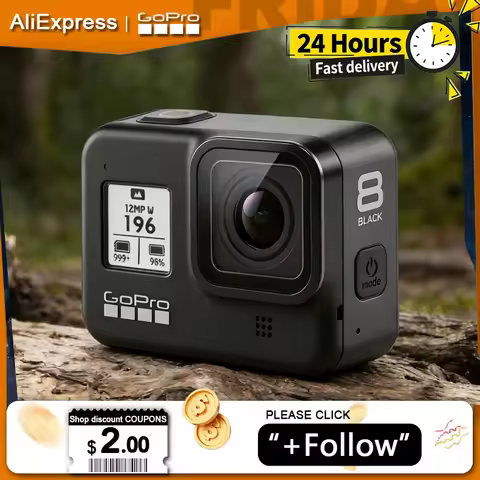 GoPro HERO8 Black Action Camera Go Pro Camera 4K 60fps Helmet Digital Camera
