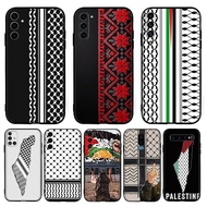for Samsung A54 5G A55 A60 A70 A71 A72 A73 F62 Hattah Keffiyeh 9Y5 Fashion Black TPU Soft Silicone C