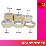 (13 Meter) Masking Tape / High Temperature Masking Tape (24mm / 36mm / 48mm)
