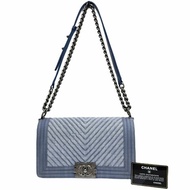 CHANEL Boy 洗水牛仔布 手袋