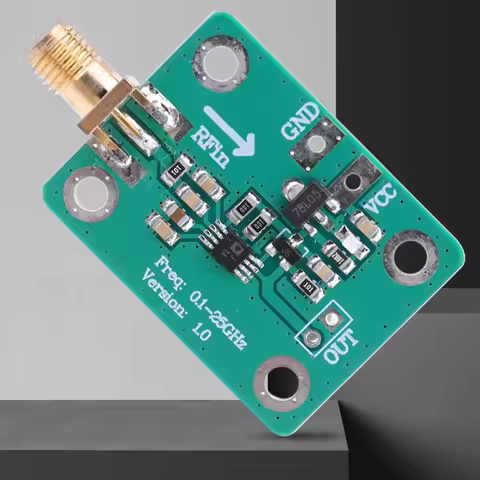 AD8313 Radio Frequency Detection Module -72dBm -2dBm 0.1-2.5GHz RF Power Detector 7-15V Power Detect