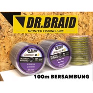 100m-1200m (15lb-100lb) Dr.Braid Extreme X8 (8 Slick) Braided Line.