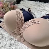 Bra Plus Size Cup D/E #40~50 Wireless Full Coverage Thin Span Silk Smooth Bra / Baju Dalam Tanpa Daw