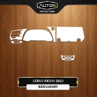LEXUS RX350 2023-2024 - Film PPF dán chống xước nội thất ô tô - AUTO6 Chống xước hiệu quả