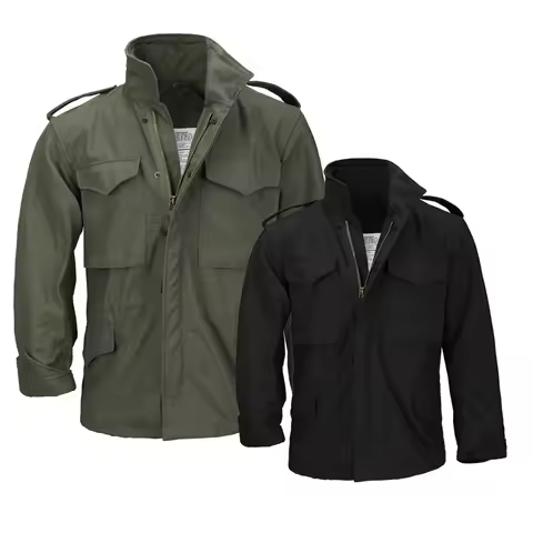M65 Trench Coat, Outdoor OG107 Field Jacket, Autumn and Winter Cotton Jacket, Field Workwear Hooded
