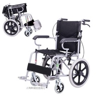 ST/🎫Wheelchair Foldable and portable Elderly Wheelchair Children Manual Portable Wheelchair Inflatable-Free Small Wheelc