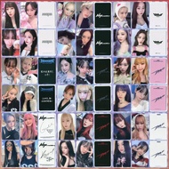 韩娱aespa小卡官卡3寸亮膜圆角金玟庭吉赛尔冬柳智敏自印小卡Han Entertainment aespa Photocard Official Card 10cm Bright Film Roun