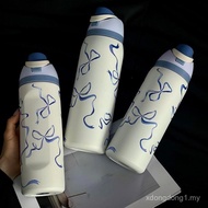 Butterfly pattern vacuum thermos, 1 pack, 24 ounces-32 ounces-40 ounces. Large capacity insulated wa
