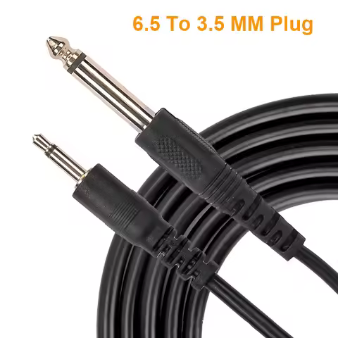 6.35 To 3.5 mm Audio Cable Speaker Electric Guitar Amplifier Electron Instrument Audio Cable 3.5 to 