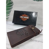 Dompet pria panjang lilat dua tali kulit