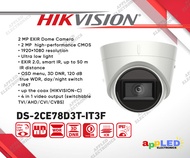 Hikvision DS-2CE78D3T-IT3F 2MP 1080P Ultra Low Light Dome Analog Infrared Metal Body CCTV Camera